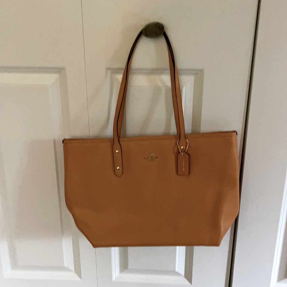 Coach Zip Top Tote